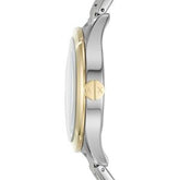 Armani Exchange Men’s Quartz Two Tone Stainless Steel Black Dial 44mm Watch AX2336